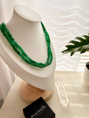 Natural Green Onyx necklace