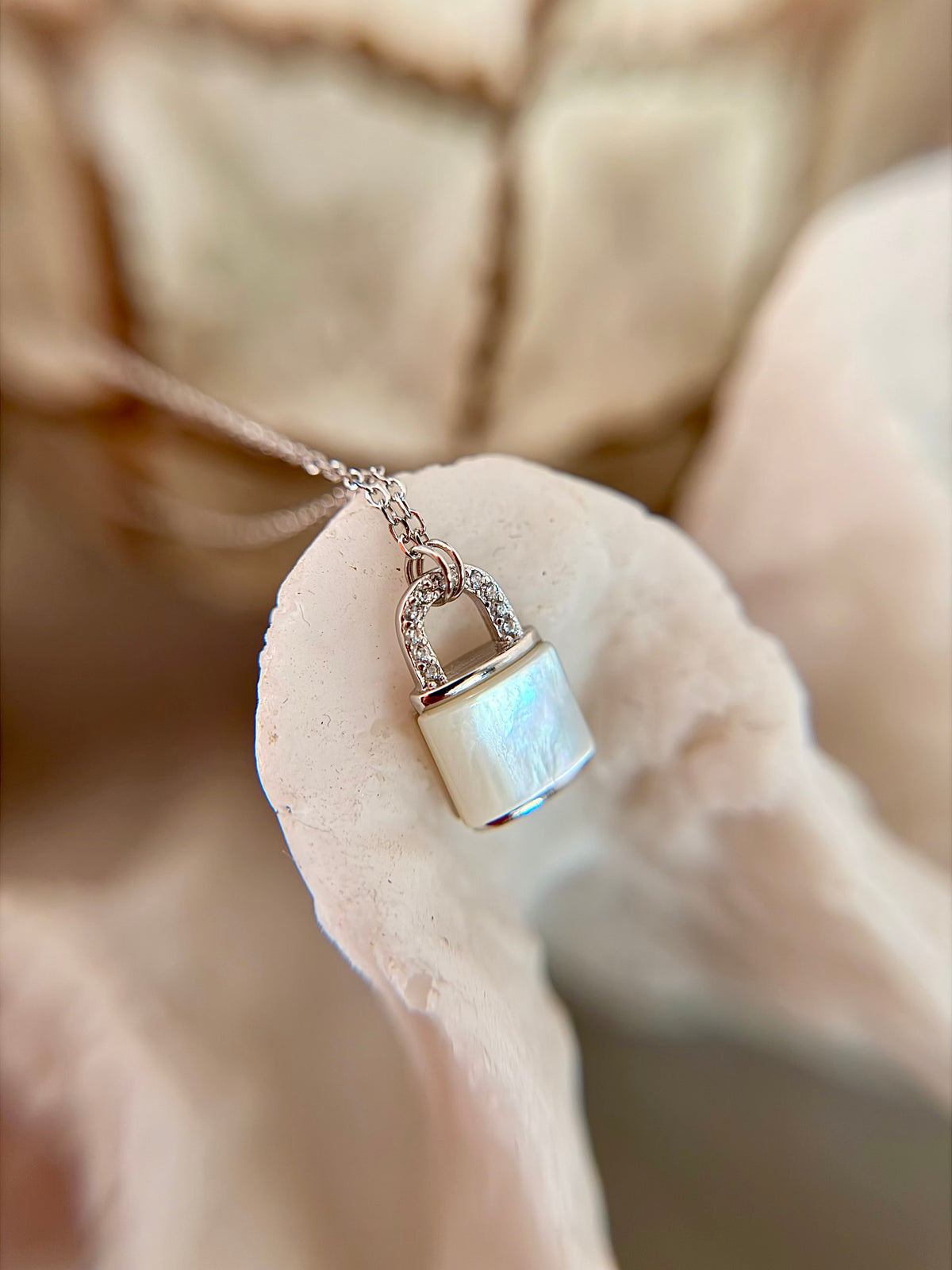 Nube lock necklace