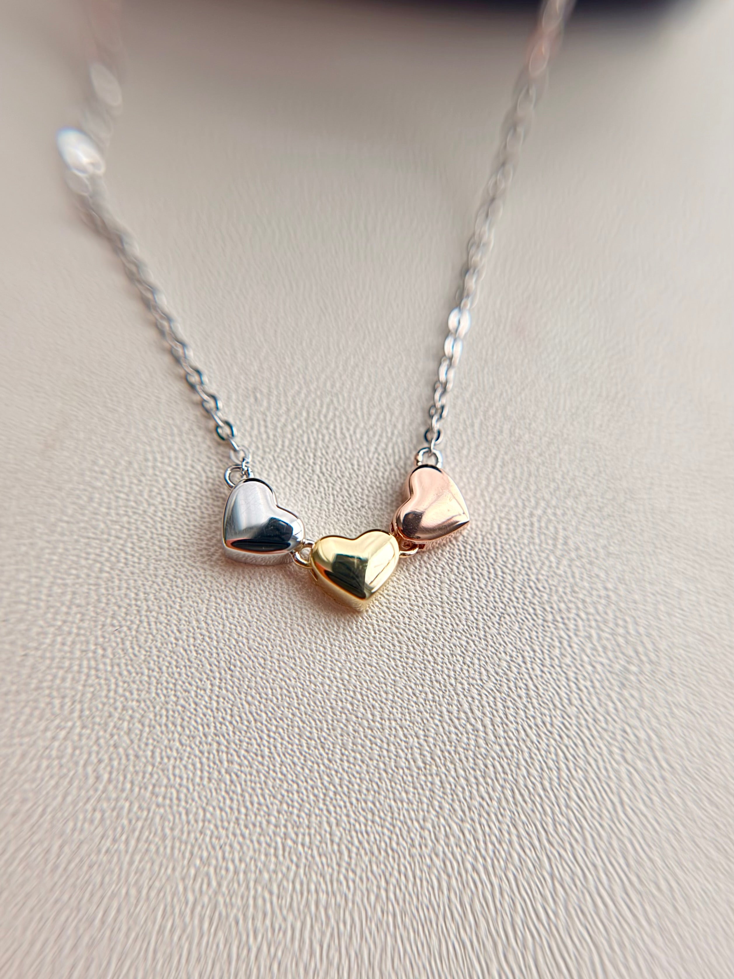 Amelie Three Hearts Necklace