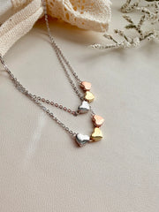 Amelie Three Hearts Necklace