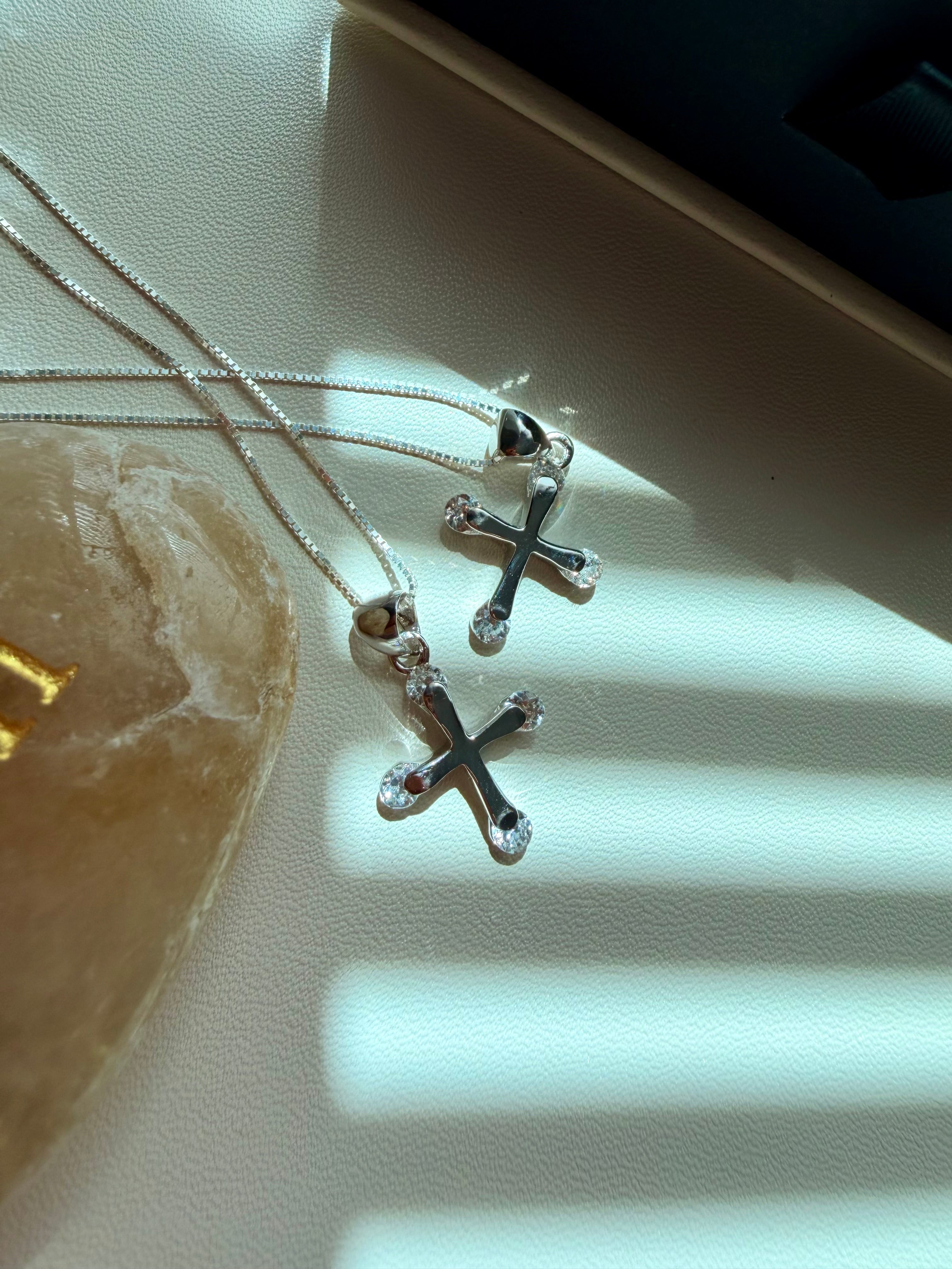 Grace cross necklace