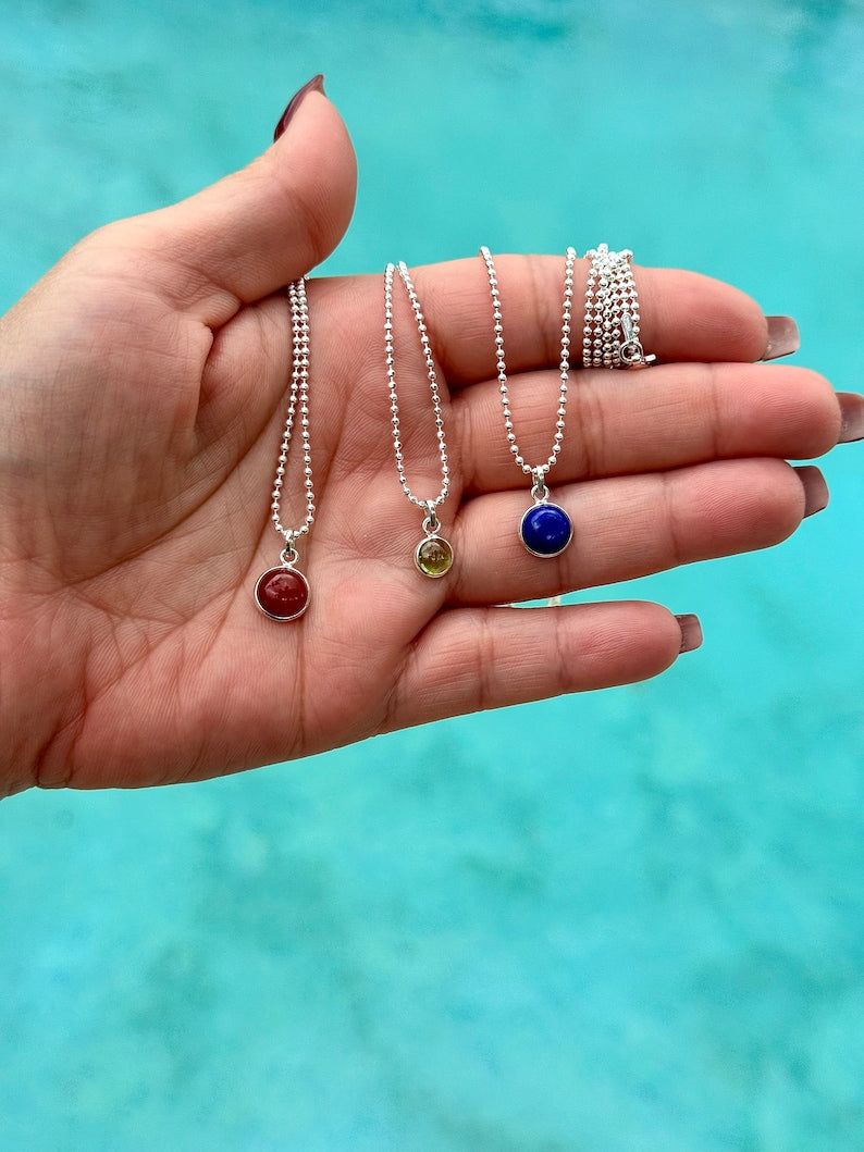 Personalized Necklaces With Birthstones | Diana Necklace | Platazul