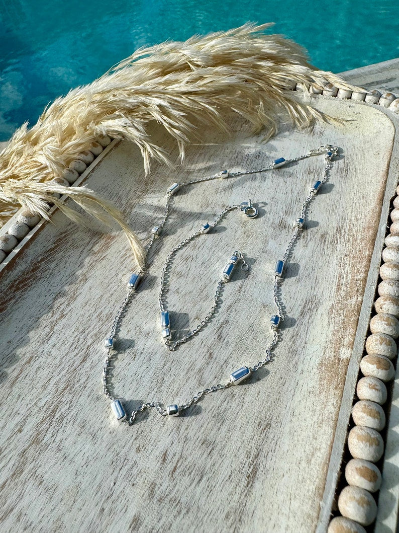 Silver Charm Necklace | Blanca Necklace | Platazul