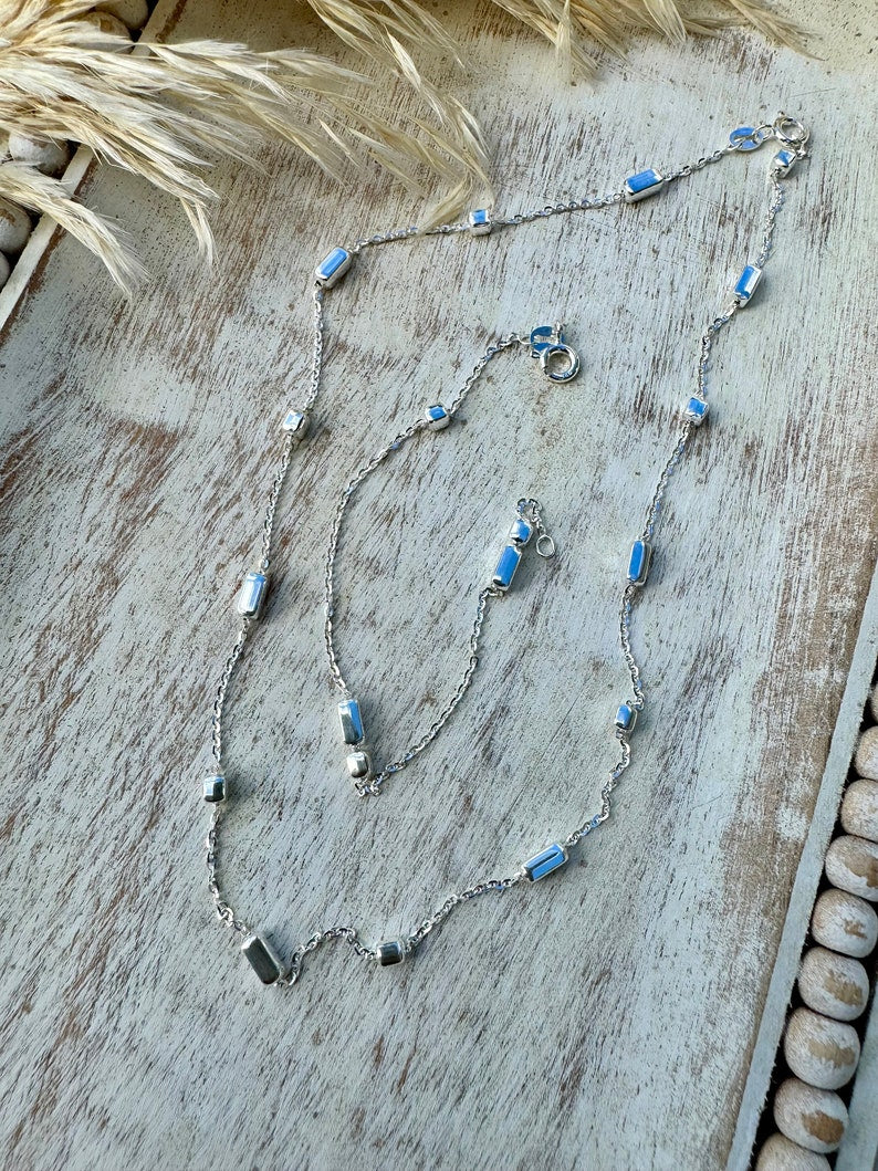 Silver Charm Necklace | Blanca Necklace | Platazul