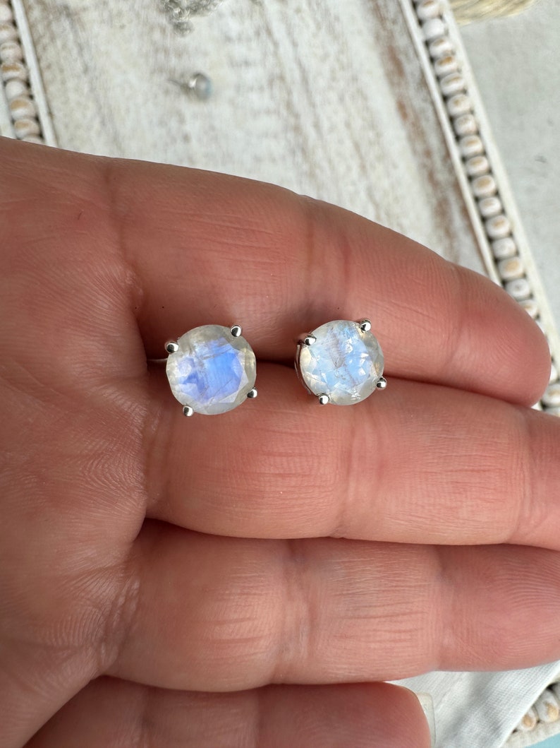 Gemstone Stud Earrings | Serena Earrings | Platazul