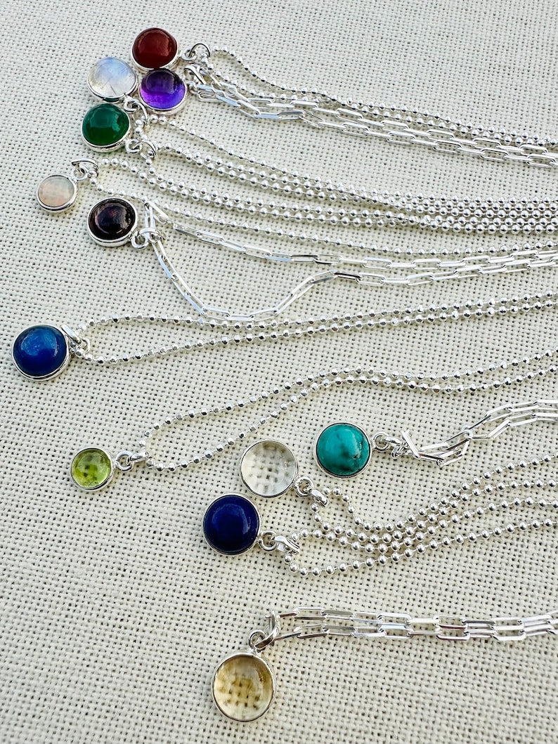 Personalized Necklaces With Birthstones | Diana Necklace | Platazul