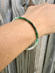 Bracelet With Emeralds | Oliva Bracelet | Platazul