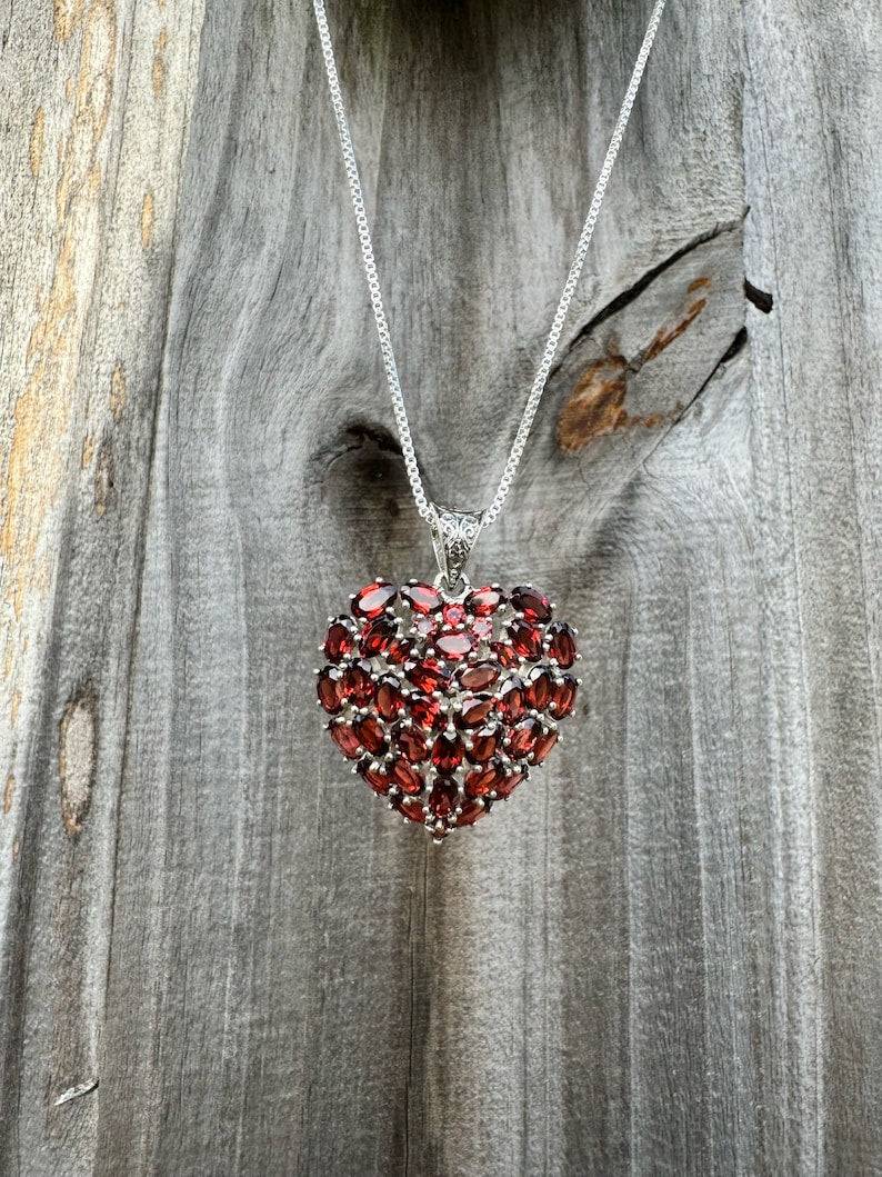 Ava Garnet necklace