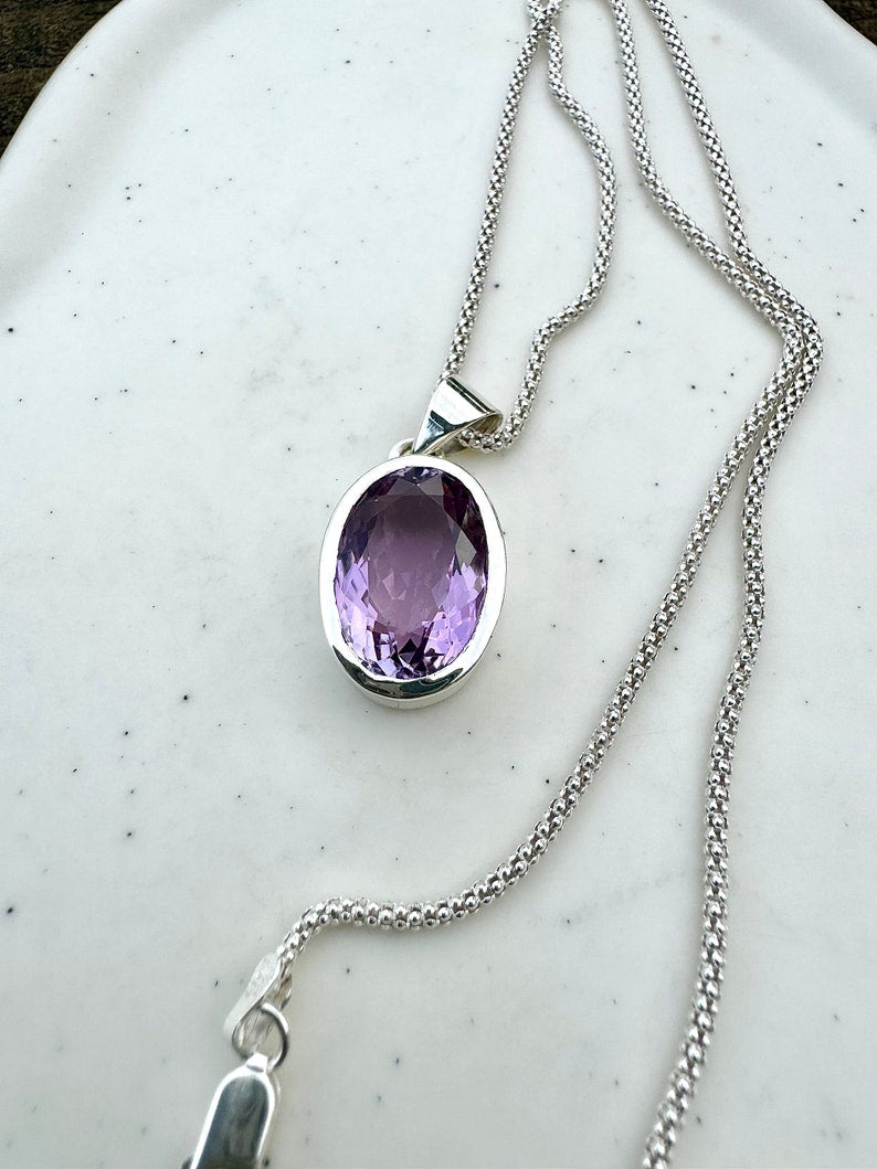 Purple Gemstone Necklace | Yara Necklace | Platazul