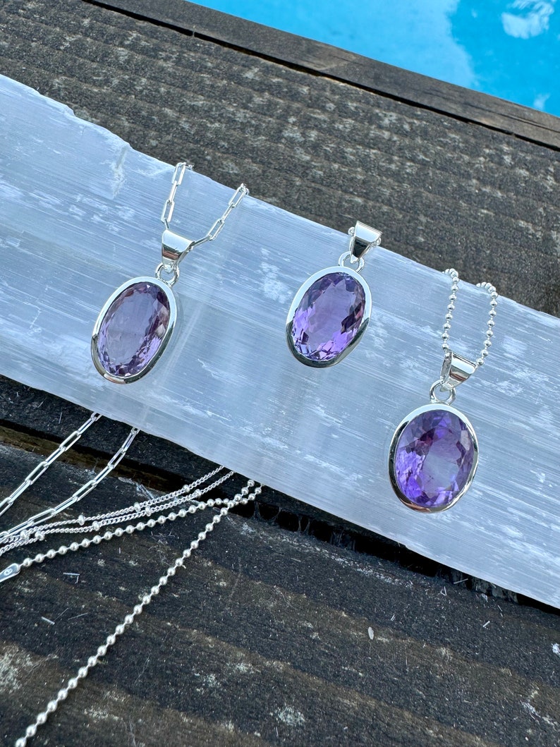 Purple Gemstone Necklace | Yara Necklace | Platazul