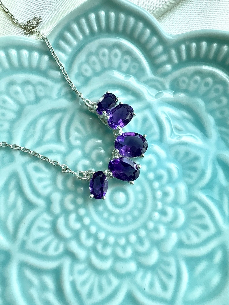 Purple Amethyst Necklace | Paz Necklace | Platazul