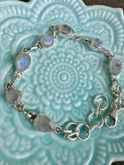 Moonstone Gemstone Bracelet | Luna Bracelet | Platazul