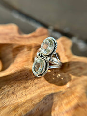 Ring For Girlfriend | Green Amethyst Nalin Ring | Platazul