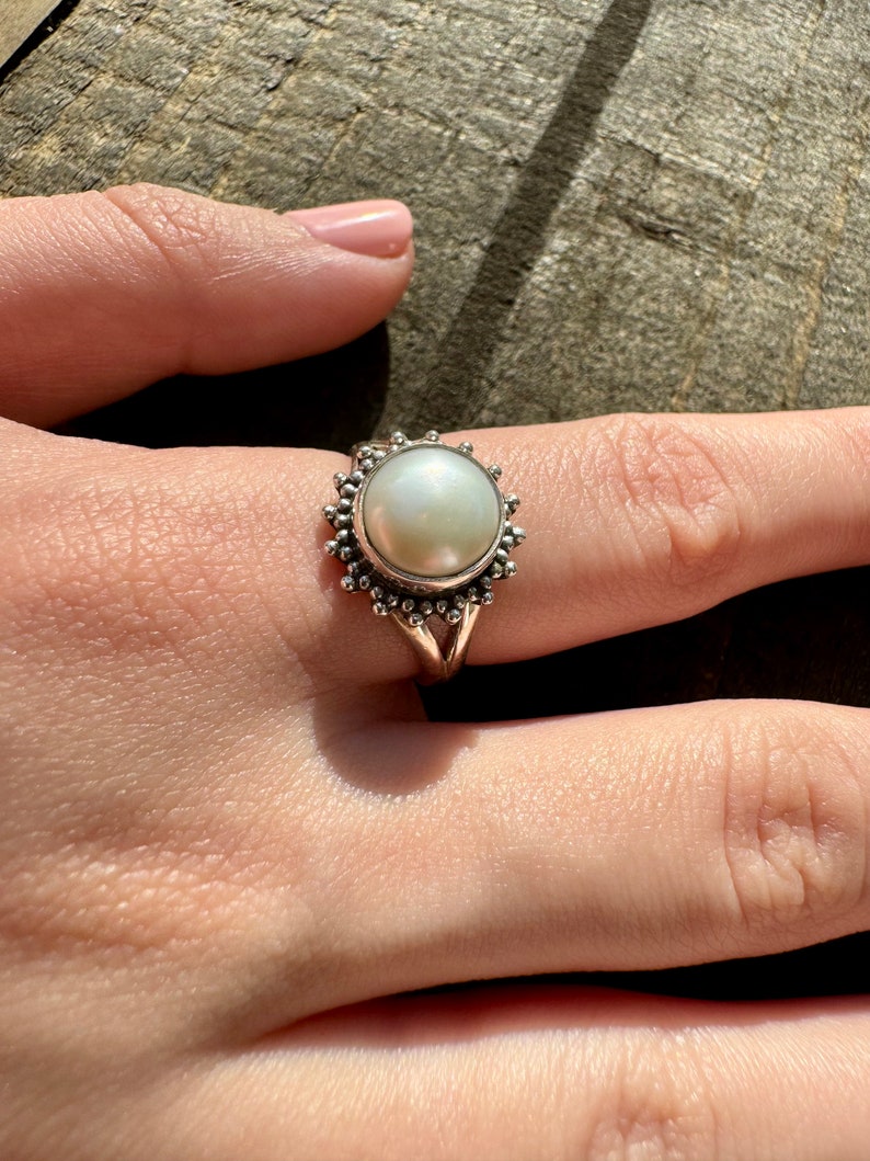 Pearl Ring For Women | Perla Ring | Platazul