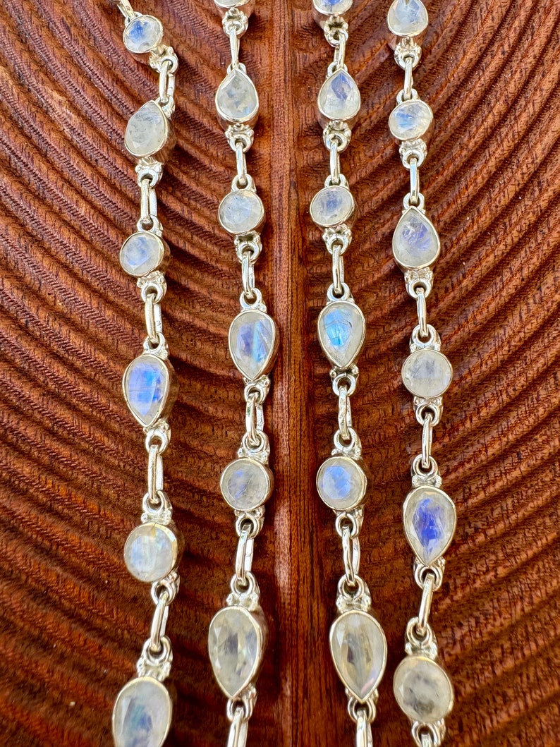 Moonstone Gemstone Bracelet | Luna Bracelet | Platazul