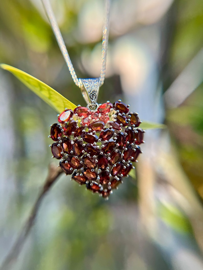 Ava Garnet necklace