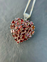 Necklace With Garnet | Ava Garnet Necklace | Platazul