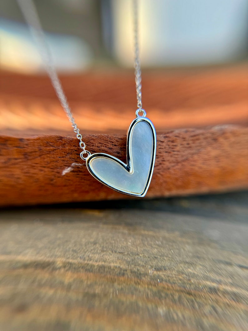 Pearl Heart Necklace | Mily Necklace | Platazul