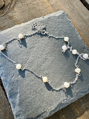 Silver Pearl Necklace | Elba Pearl Necklace | Platazul