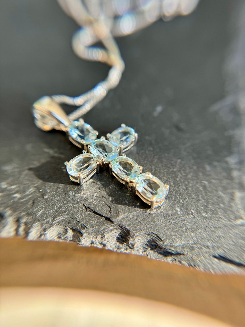 Silver Cross Pendant Women's | Cielo Necklace | Platazul